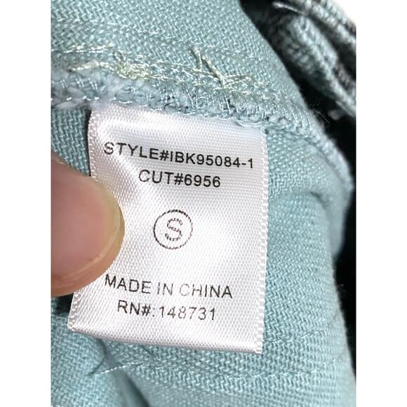 Blue Blush Snakeskin Jean Mini Skirt S Raw Hem Fairy Grunge Edgy Coachella Boho - Picture 5 of 6